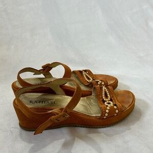Raphael Brown Suede Sandals